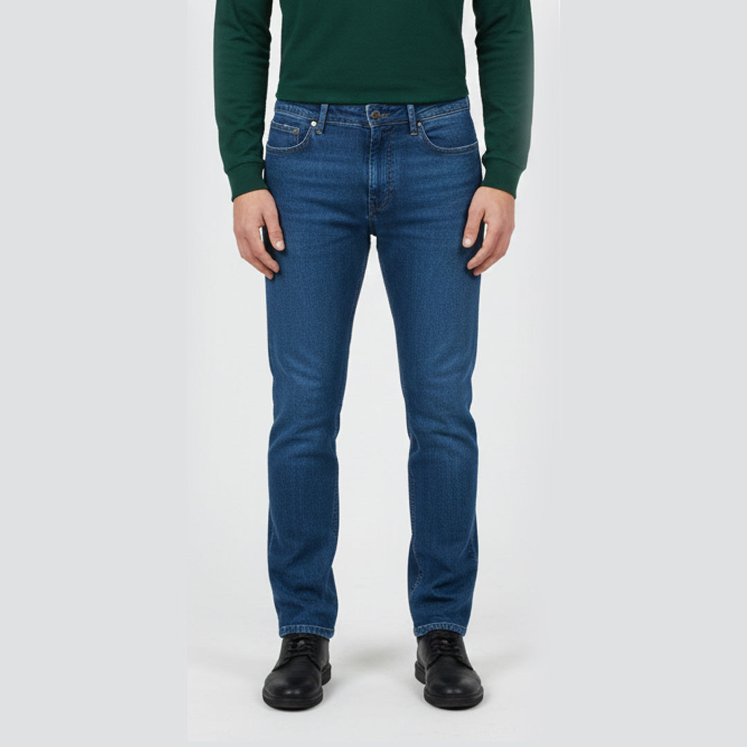 Men Smart Fit Jean - Medium Blue