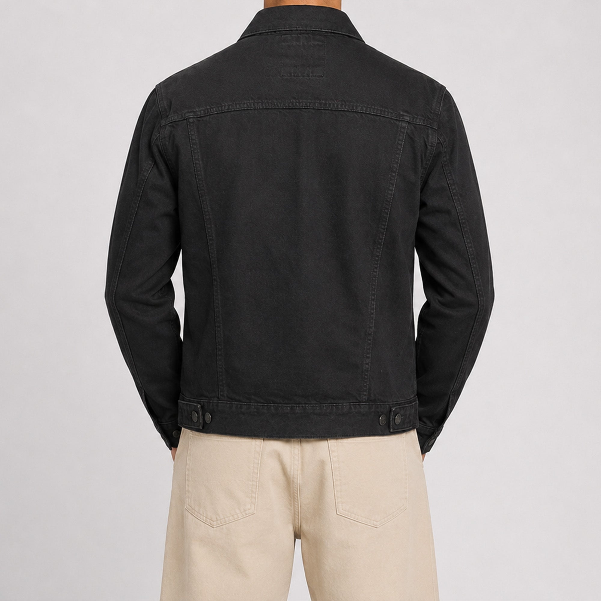 Men classic Denim Jacket – Black