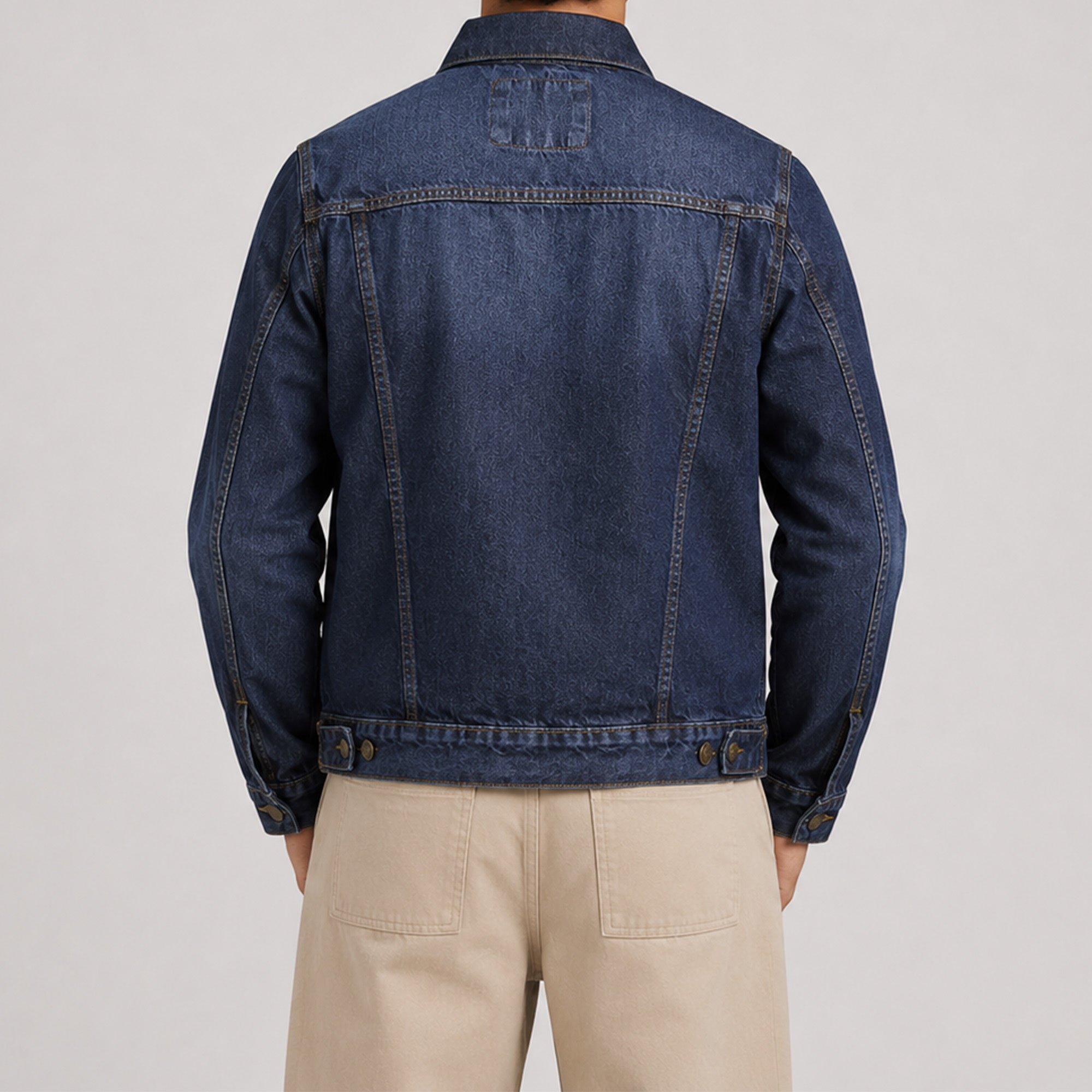 Men classic Denim Jacket – Dark Blue