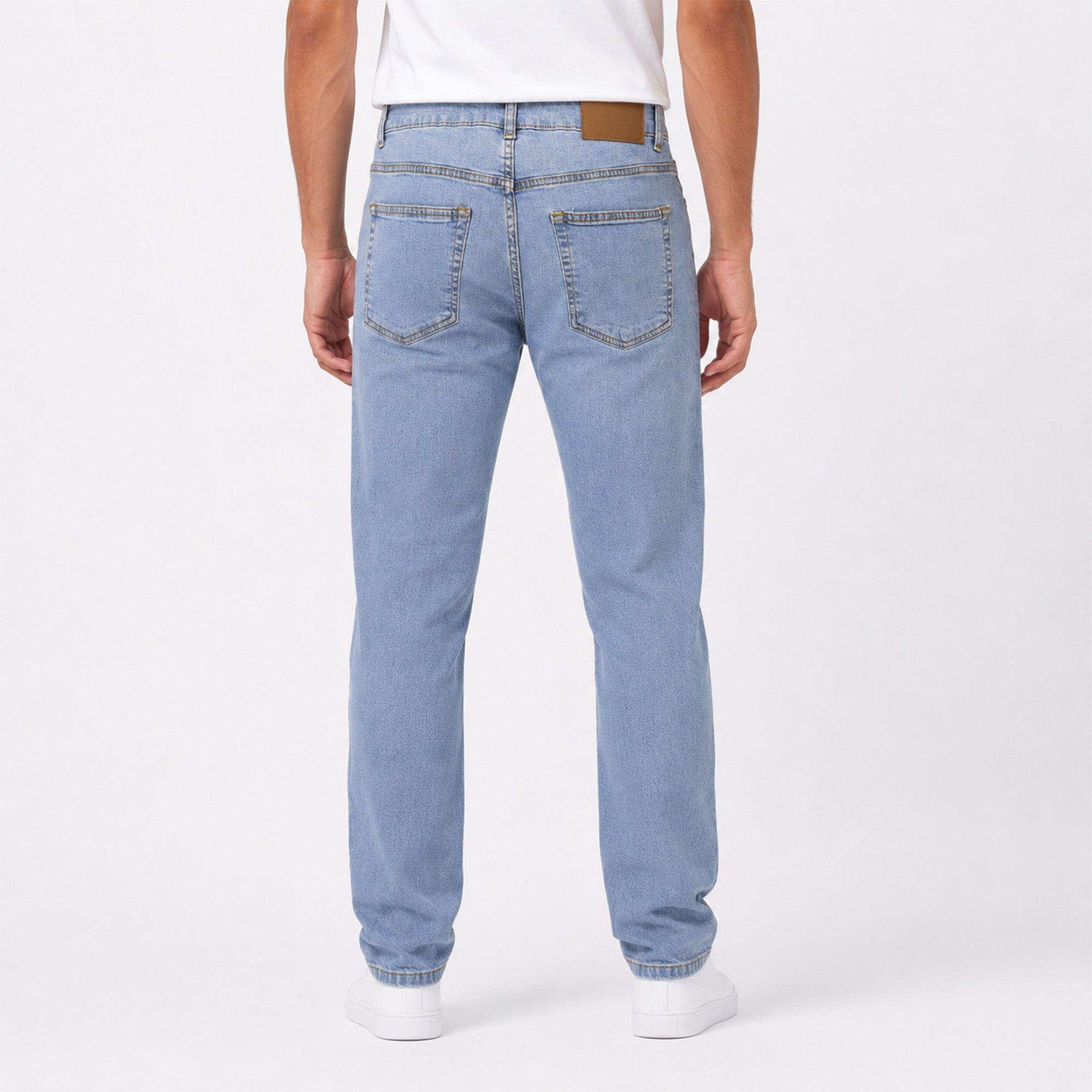 Men Slim Fit Stretch Jean - Ice Blue