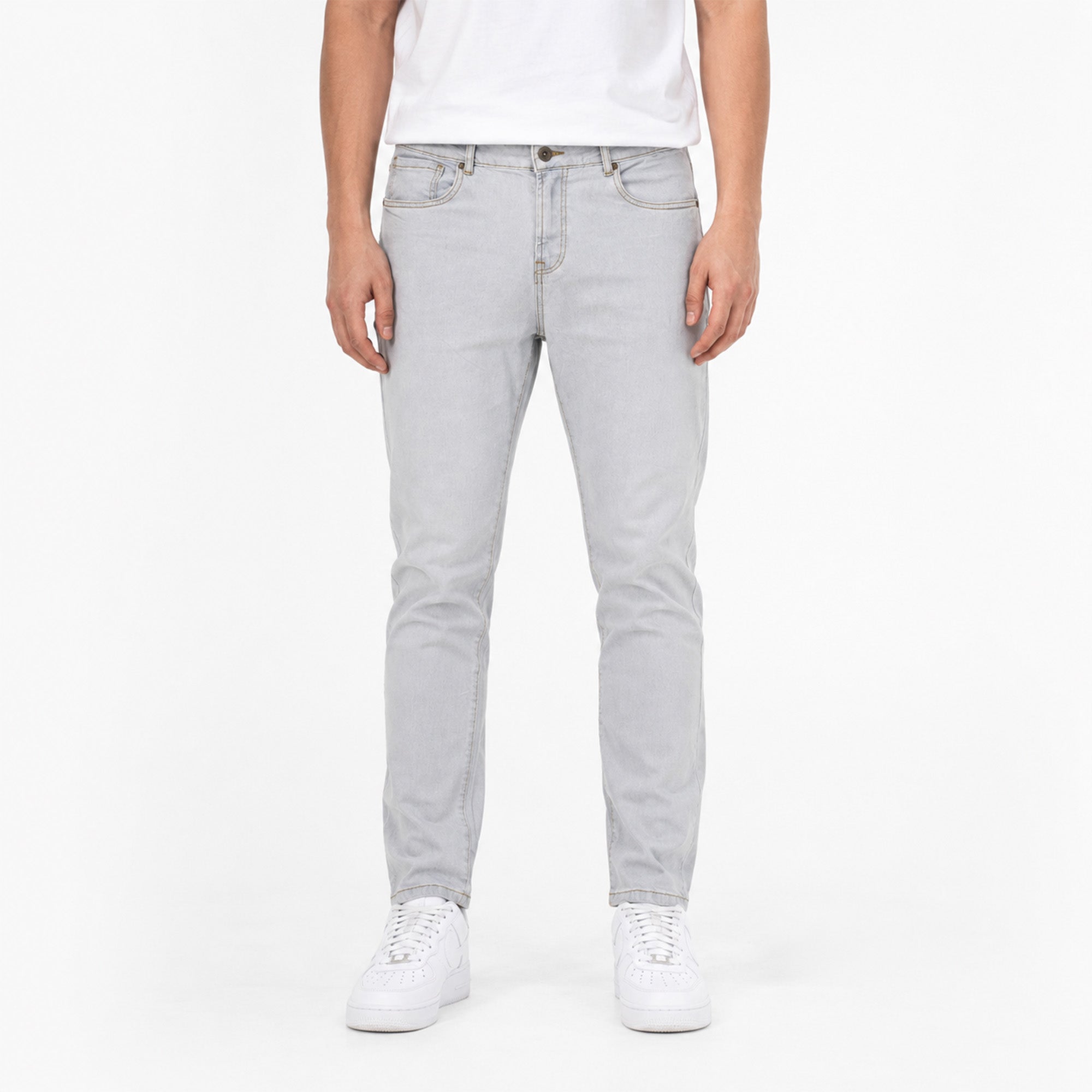 Men Slim Fit Stretch Jean - Gray