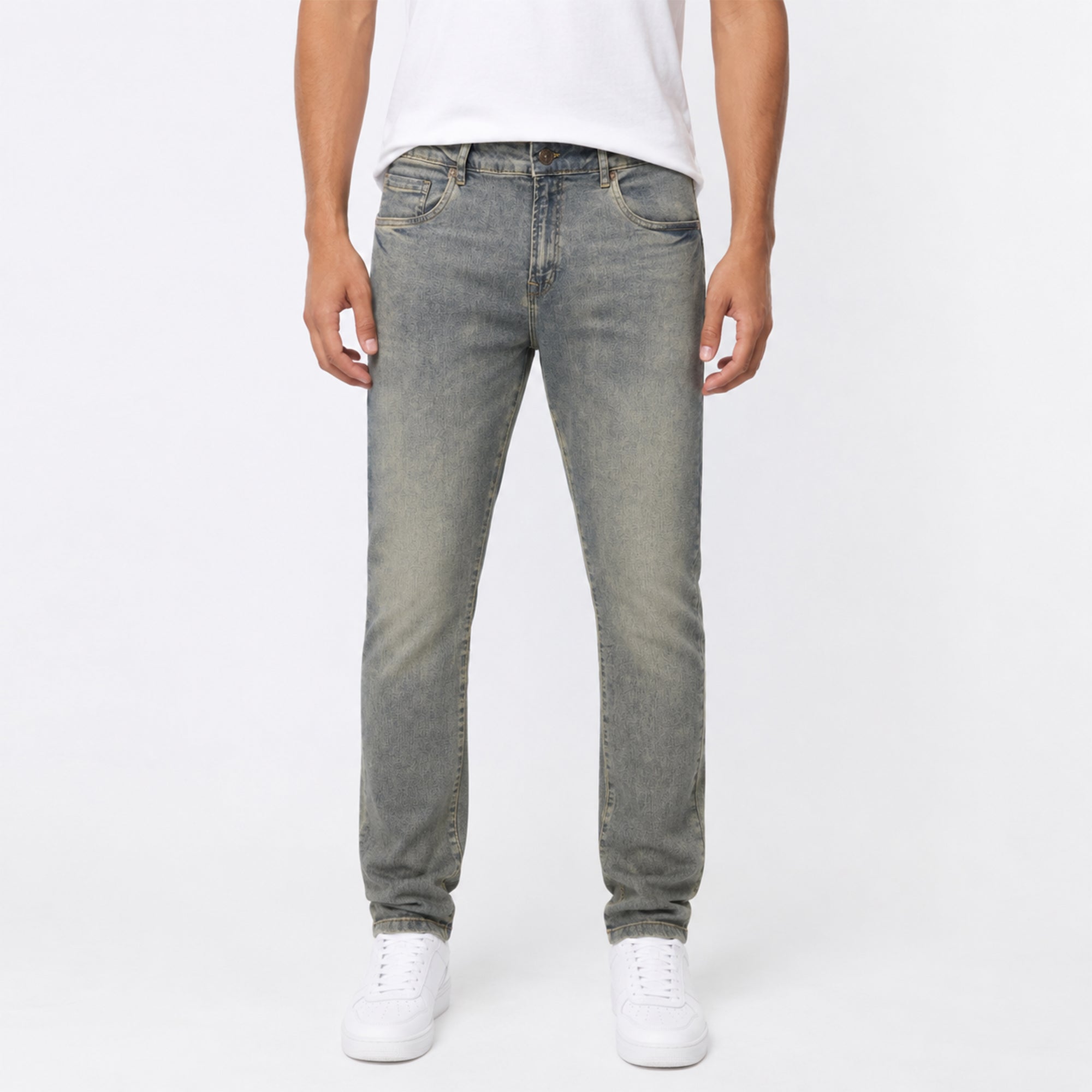 Men Slim Fit Stretch Jean - Vintage Blue
