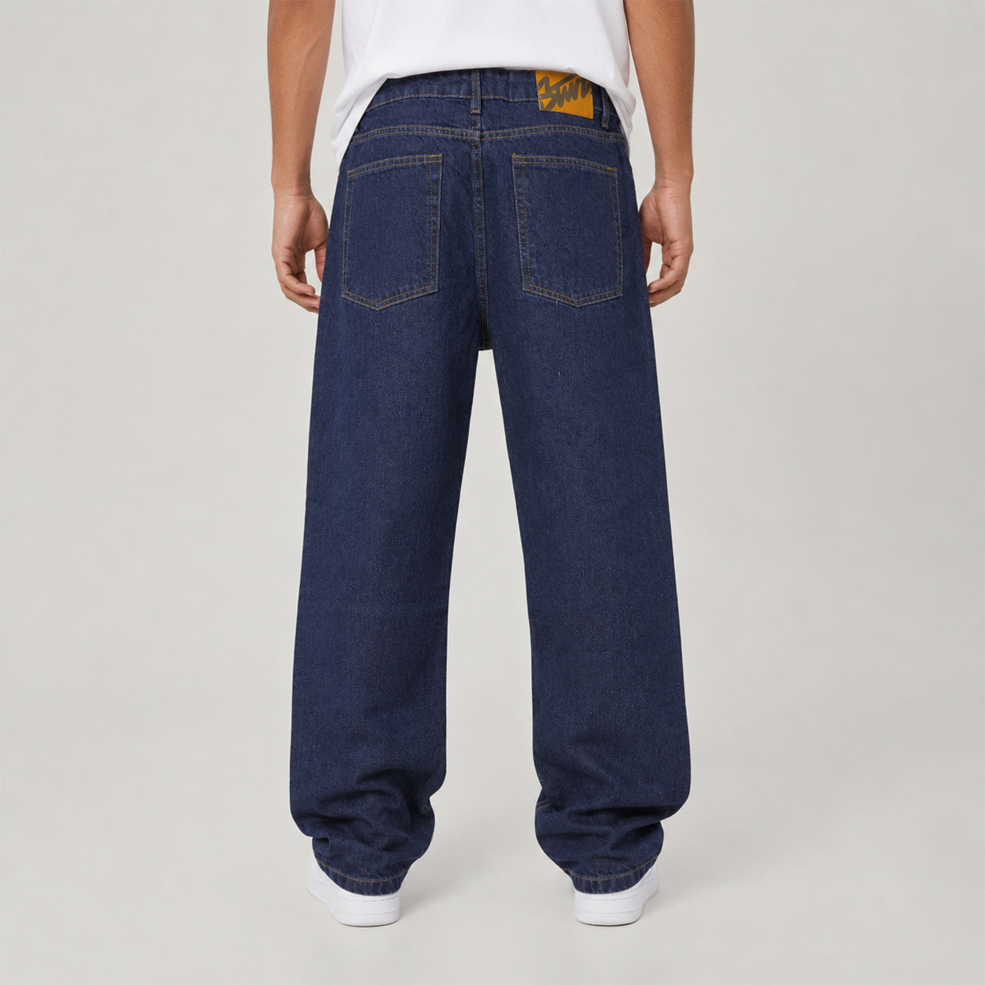 Men Baggy Fit Jean – Dark Blue