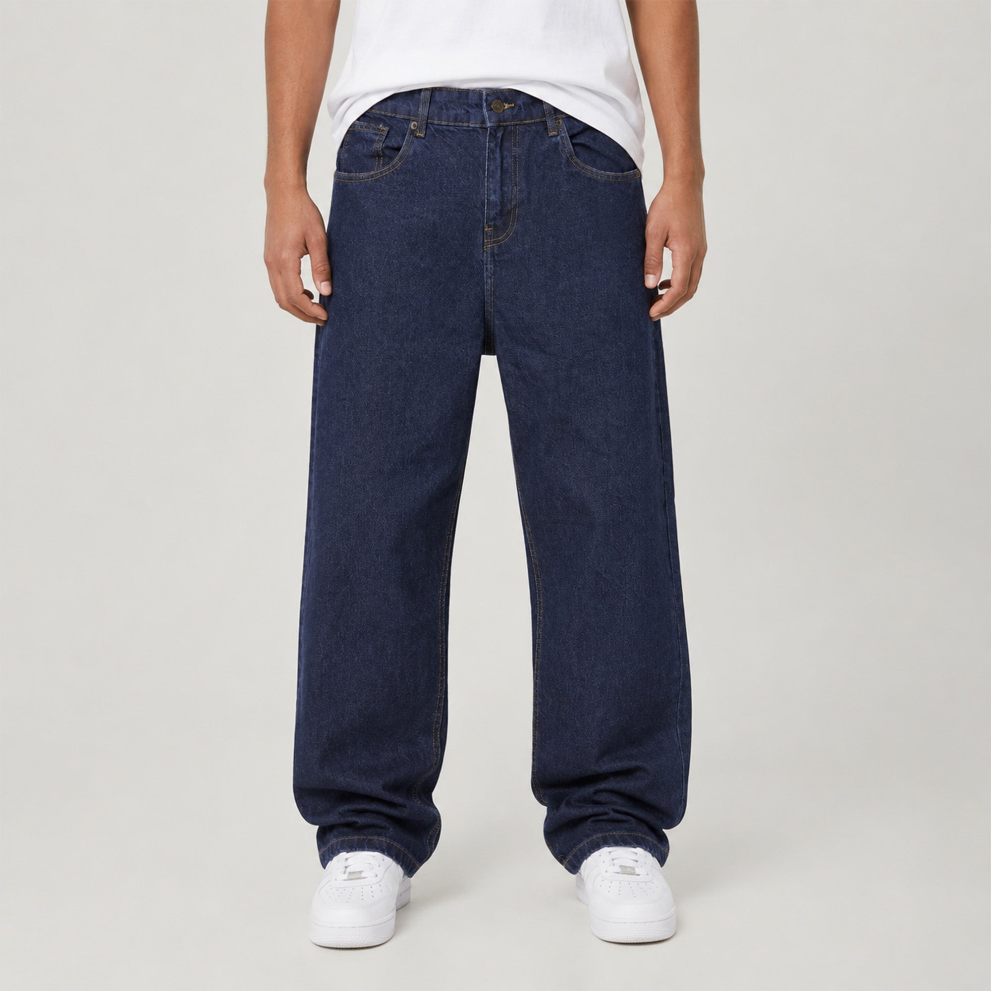 Men Baggy Fit Jean – Dark Blue