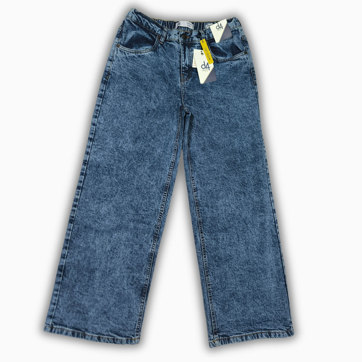 Women Wide Leg Jeans 23110 in Medium Blue, photo 3