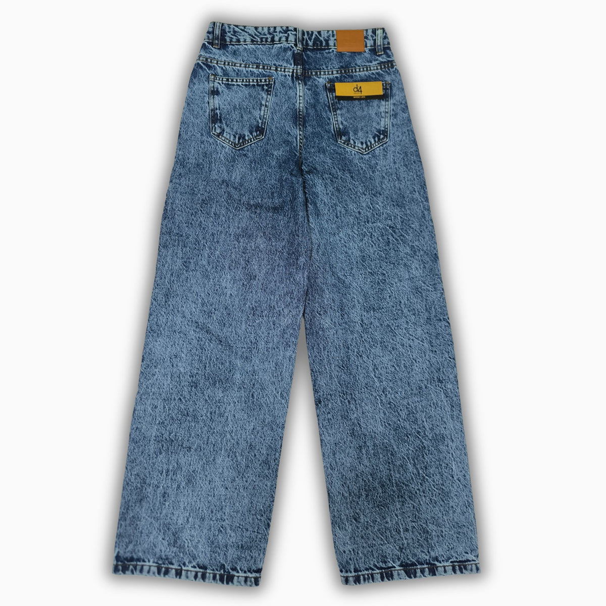 Women Wide Leg Jeans 23097 in Medium Blue, photo 4