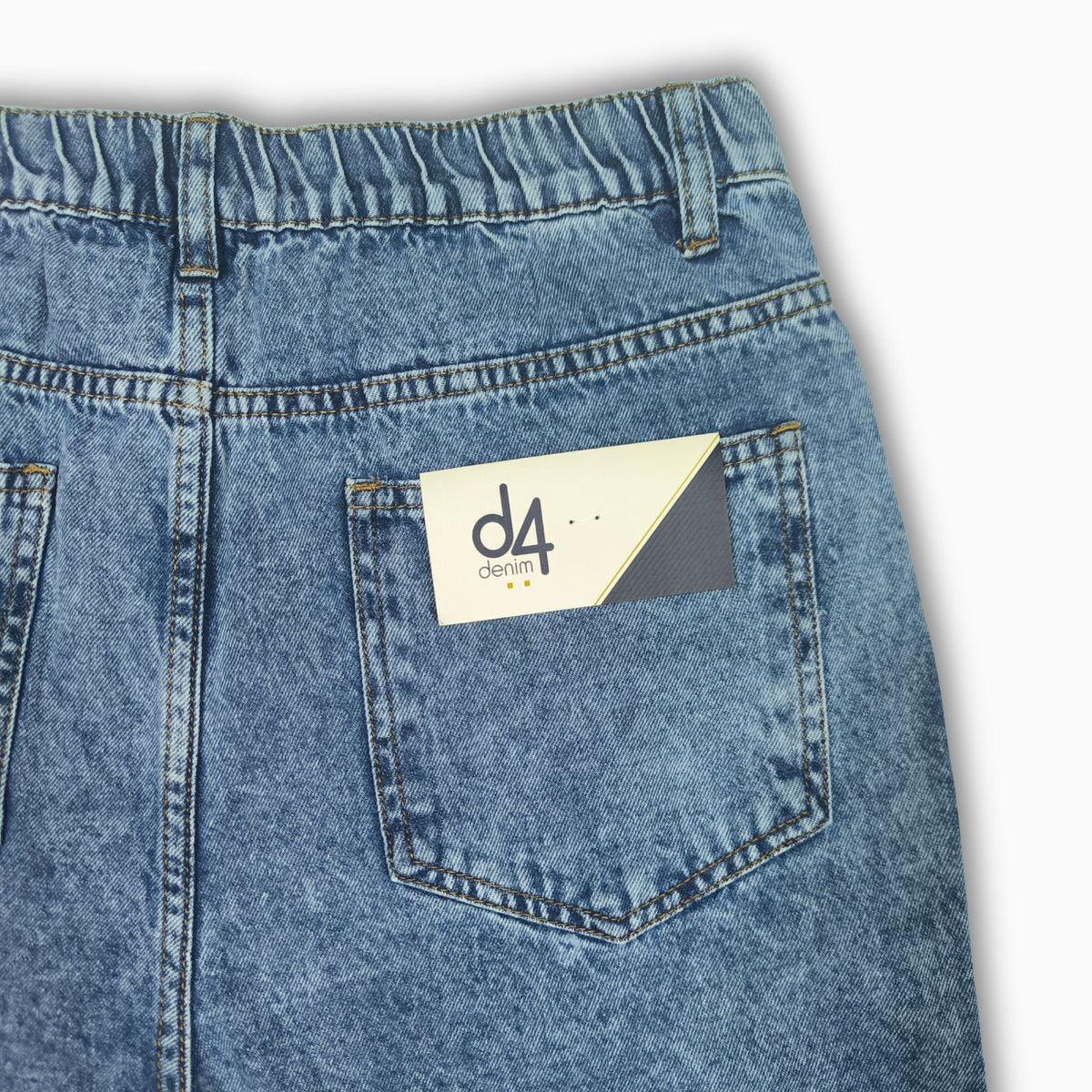 Women Wide Leg Jeans 23106 in Medium Blue, photo 5