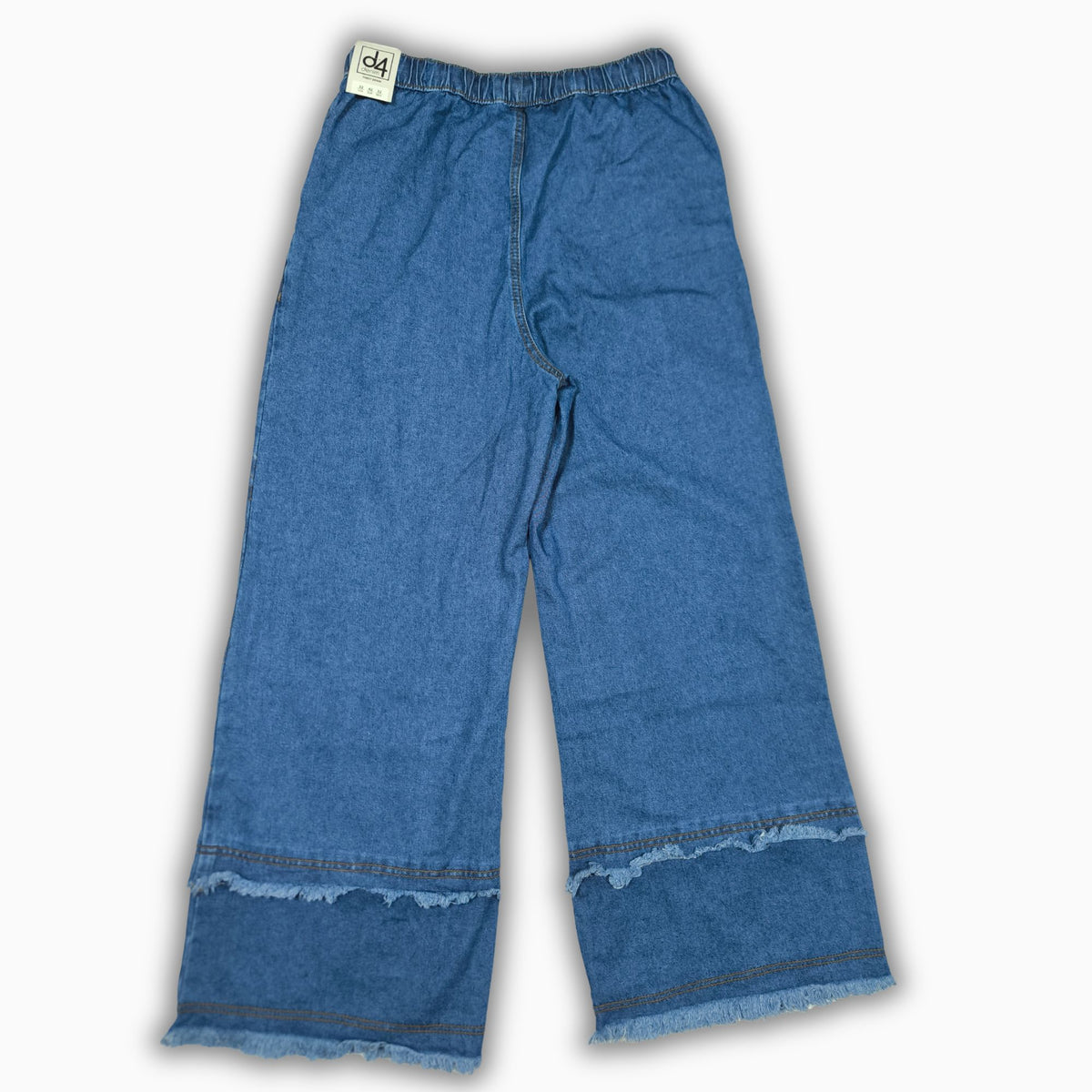 Women Wide Leg Jeans 23103 in Medium Blue, photo 4