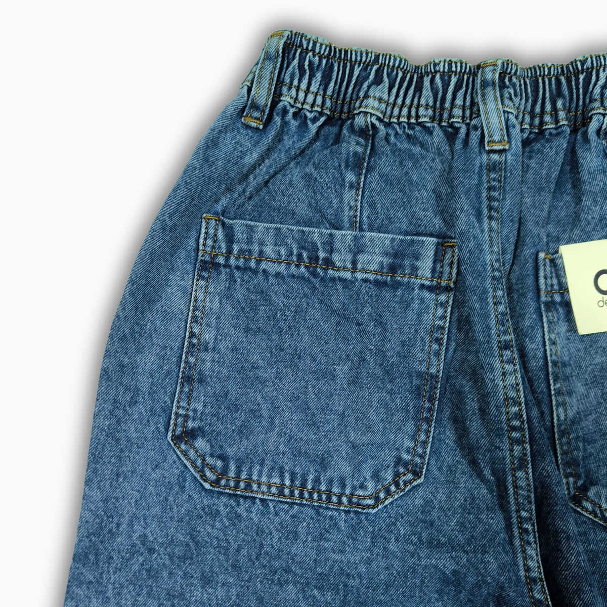 Women Wide Leg Jeans 23107 in Medium Blue, photo 6