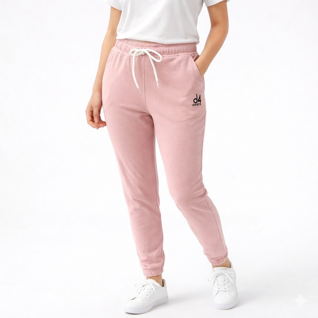 Women Comfort Fit Trouser – Pink