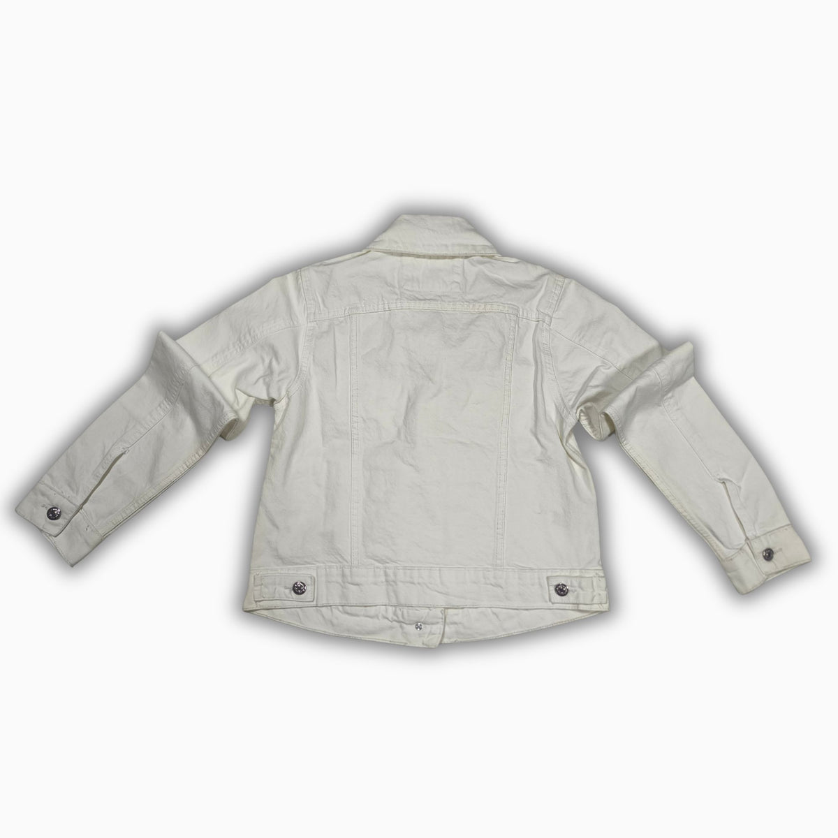 Women Classic Denim Jacket 7119 in White, photo 2