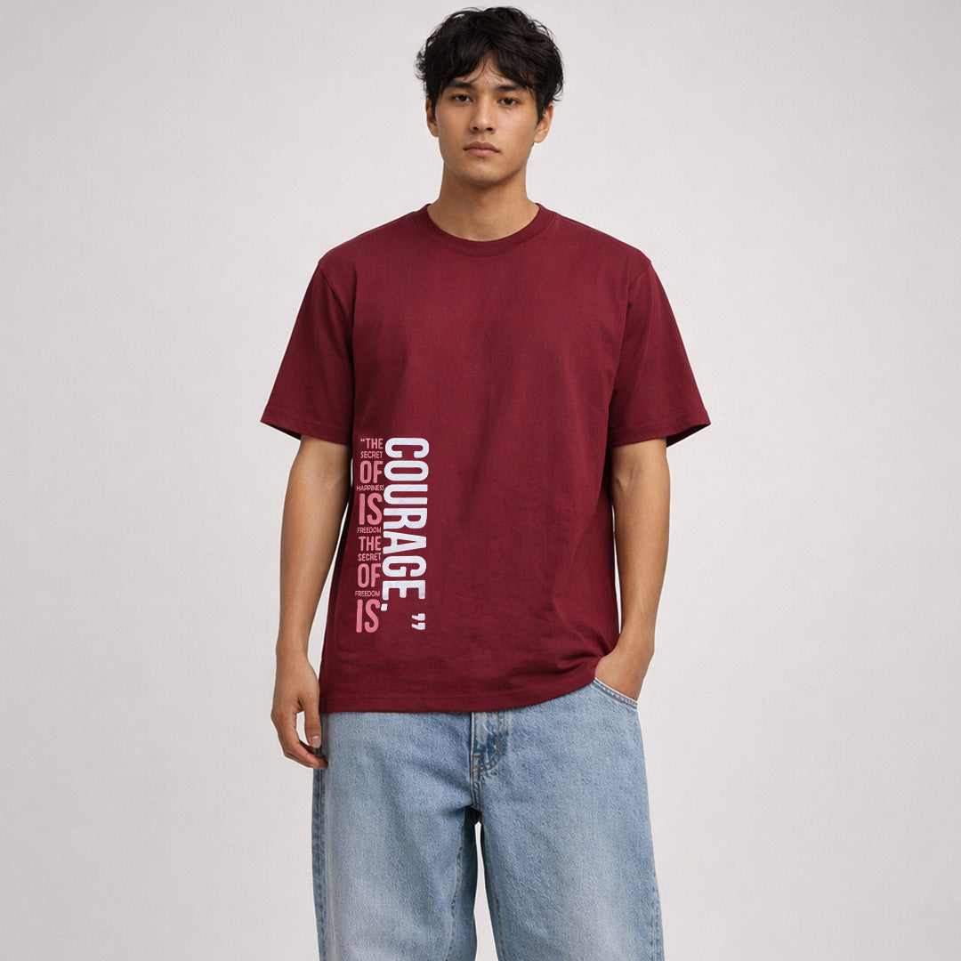 Men Premium Everyday T-Shirt - Burgundy